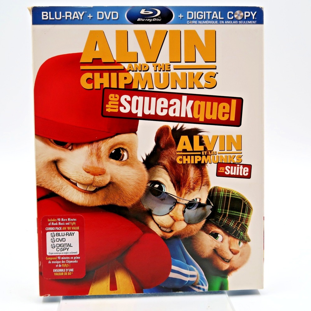 Alvin and the Chipmunks The Squeakquel Blu-ray DVD Zachary Levi David Cross 2009